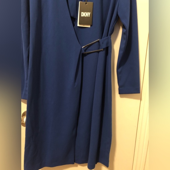 NWT DKNY Royal Blue Dress - Picture 5 of 6